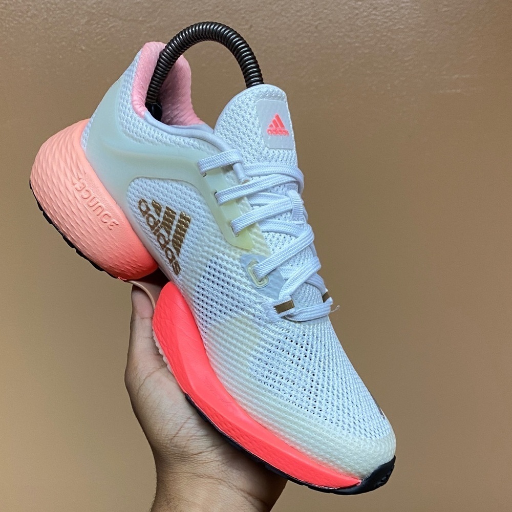 Adidas Alphatorsion 360 Women’s Running Sneakers “Copper Signal Pink” Size 7 - Picture 11 of 17
